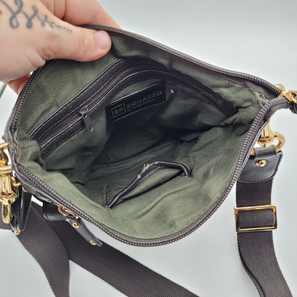 SQUARED by SONDRA ROBERTS | canvas crossbody bag purse - Picture 8 of 12